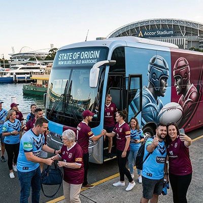 State of Origin Sydney Bus Hire