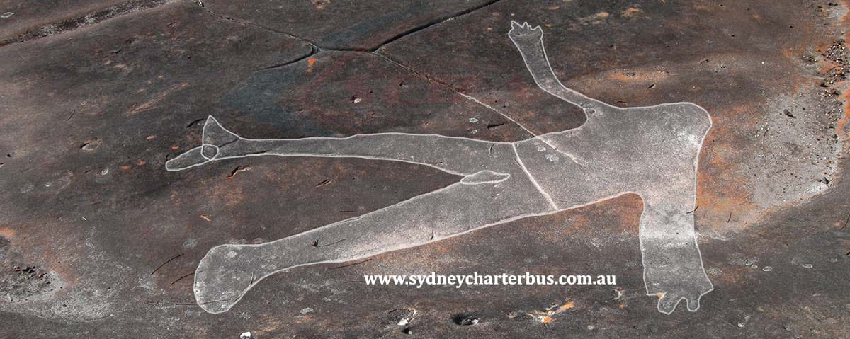 Sydney Aboriginal Rock Carving West Head