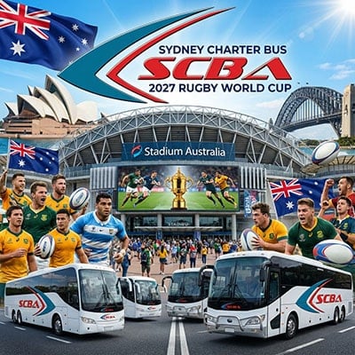 Private Bus Hire for Rugby World Cup Sydney