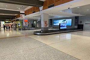 Exit at Baggage Carousel 5
