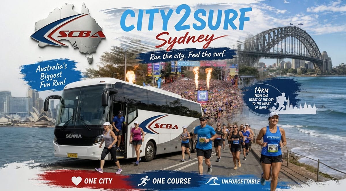 City2Surf Coach Hire Sydney