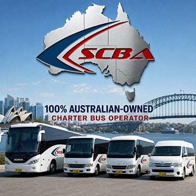 100% Australian-Owned Charter Bus Operator