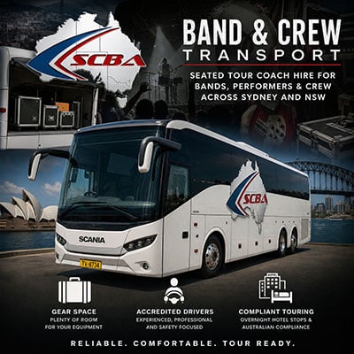 Band & Crew Transport Sydney