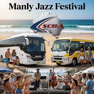 Manly Jazz Festival Bus Hire