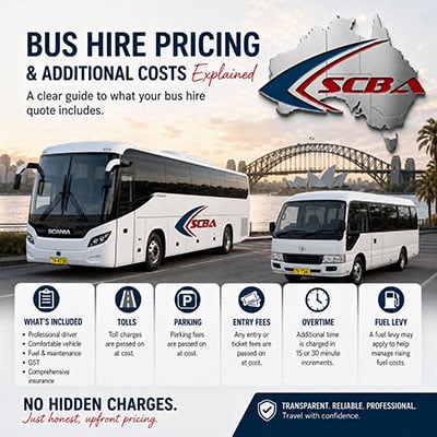 Bus Hire Pricing & Additional Costs